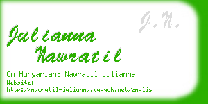 julianna nawratil business card